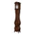 Late 20th Century French Louis XV Burl Walnut Horloge Bressane Clock For Sale