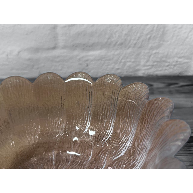Vintage Glass Bowl by Sidse Werner, 1975 For Sale - Image 4 of 6