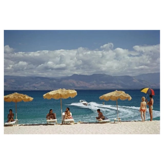Slim Aarons, Private Island, Philippines, Estate Stamped Photographic Print, 1973 / 2020s For Sale