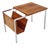 Mid-Century Danish Teak Side Table with Magazine Rack, 1960s For Sale