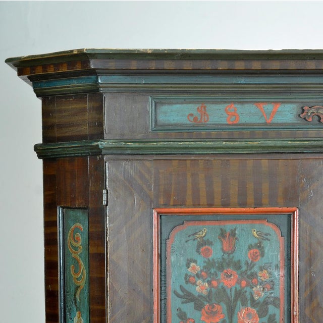 German Bridal Cabinet, 1826 For Sale - Image 11 of 18