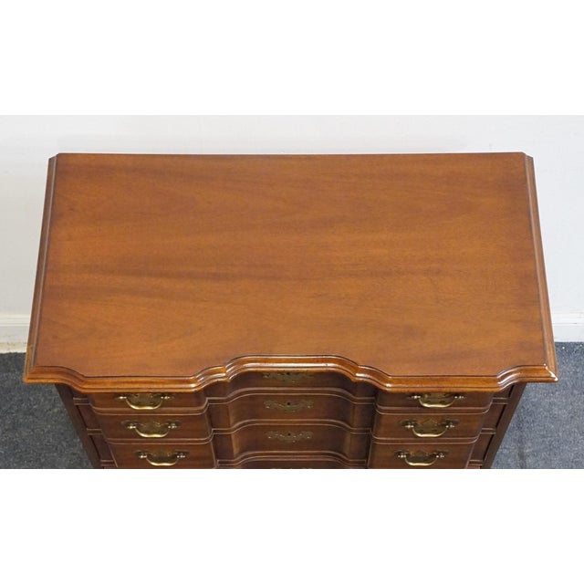 Hickory Chair Co. Historic James River Collection Solid Mahogany Traditional 35" Gentleman's Chest For Sale - Image 9 of 12