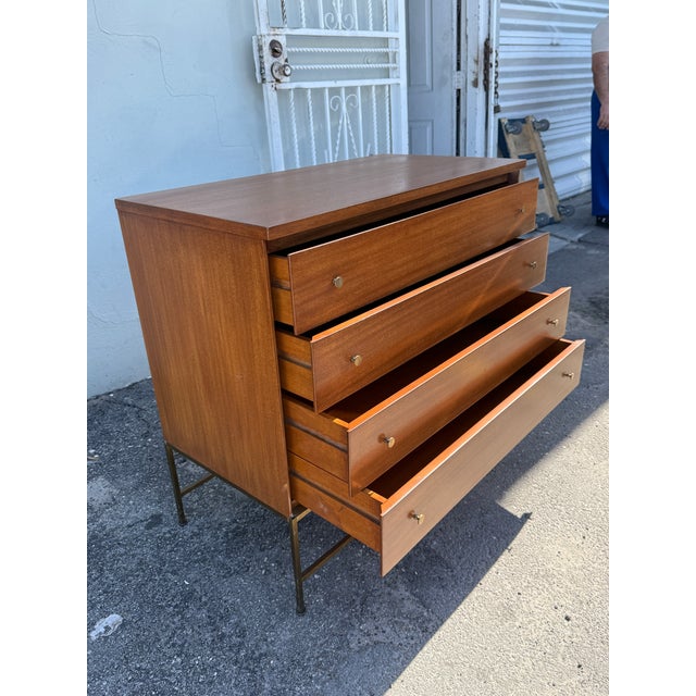 1950s Calvin Furniture Irwin Collection Paul McCobb 4 Drawer Chest For Sale - Image 11 of 13