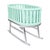 Mint Velvet Green Prince Santi Rocking Cradle by Royal Stranger For Sale - Image 18 of 18
