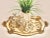 Cream Mid Century Italian Florentine Gilded Tray For Sale - Image 8 of 10