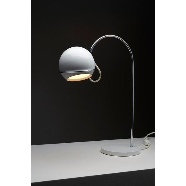 Space Age German White and Chrome Desk Lamp from Cosack, 1960s For Sale - Image 11 of 12