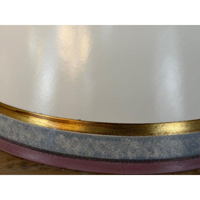 Mid 20th Century Murano Barovier & Toso Style Pink Bullicante Glass Table Lamps - a Pair For Sale In Los Angeles - Image 6 of 18