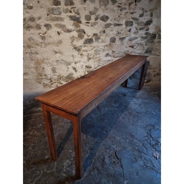 Vintage Oak Worktable, 1950s For Sale - Image 14 of 17