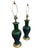 This set of 2 Vintage Mid-Century Modern Royal Haeger Green/Blue Drip Lamps are a rare find from the 1960s. Made of...