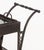 Vintage Brown Painted Wicker Tea Trolley For Sale In New York - Image 6 of 11