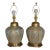 Large Frederick Cooper Ginger Jar Lamps With Brass Hardware - A Pair For Sale
