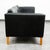 Black Mid Century Danish Modern Sofa Couch 3 Seater Leather Black Vintage Denmark MCM For Sale - Image 8 of 12