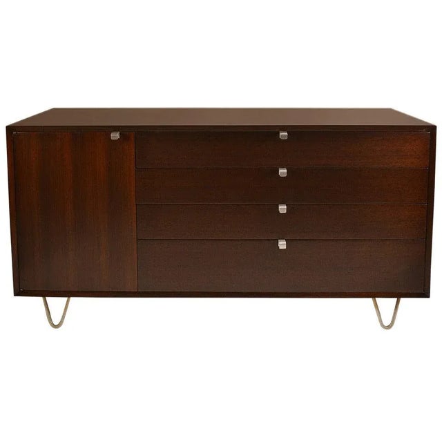 Wood Nelson Hairpin Leg Dresser For Sale - Image 7 of 7
