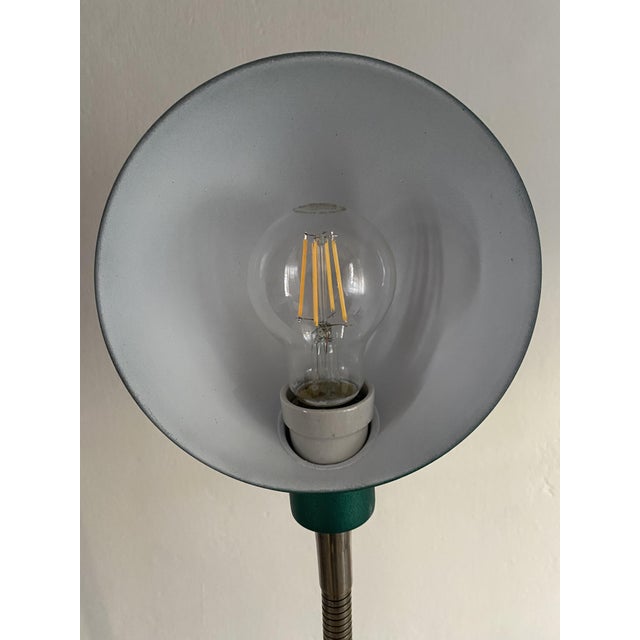 Mid-Century Modern Adjustable Gooseneck Desk Lamp in Emerald Green, 1960s For Sale - Image 10 of 18