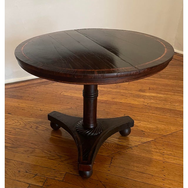 Wood Early 19th Century English Rosewood Tilt-Top Table For Sale - Image 7 of 12