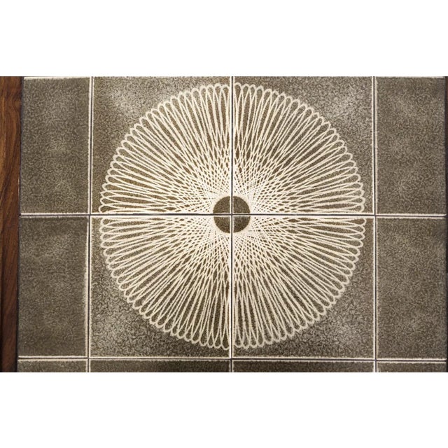 Kvalitet Rosewood & Tile Mid-Century Side Tables For Sale In New York - Image 6 of 13
