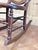Wood Vintage Victorian Mahogany Cane Back Rocking Chair With Carved Crest For Sale - Image 7 of 7