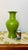Chinoiserie 20th Century Chinese Lime Green Crackle Glaze Baluster Vase For Sale - Image 3 of 8