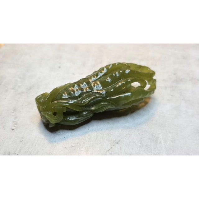 Chinese Nephrite Jade “Buddha’s Hand” Citron Scholar’s Vessel, Late Qing Dynasty For Sale - Image 4 of 8