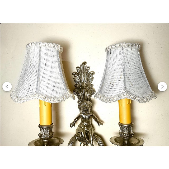 Wall Lights in Silvered Bronze, 1960s, Set of 2 For Sale - Image 13 of 17
