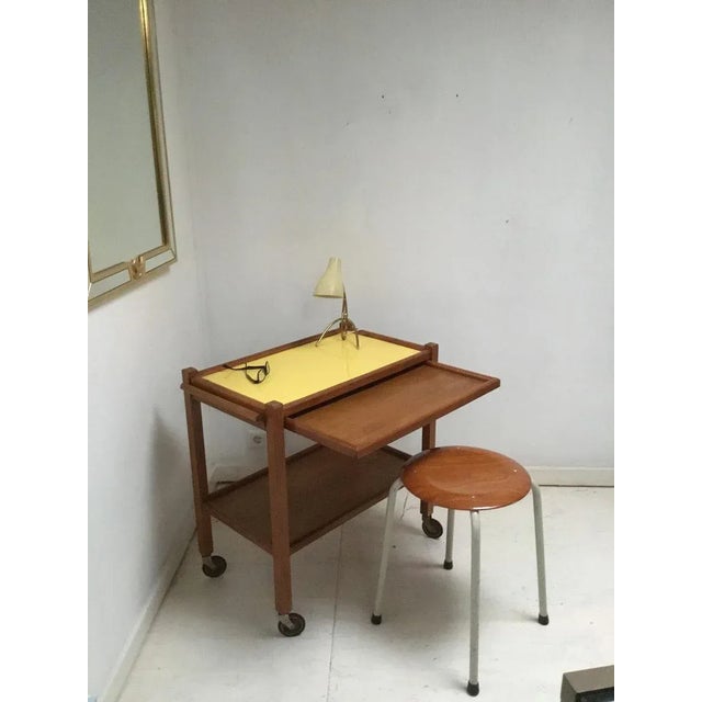 Mid-Century Dutch Oak Trolley, in Very Good conditions. Designed 1950 to 1959