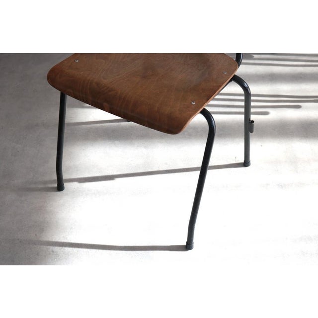 Vintage Industrial Stackable School Chair, 1960s, in Good conditions. Designed 1960 to 1969