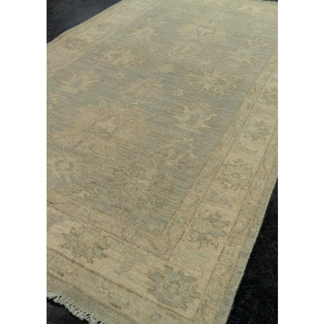 Textile Oushak Rug 2'11" x 5'1" #21363 For Sale - Image 7 of 8