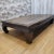 Wood Antique Elm and Woven Rattan Coffee Table For Sale - Image 7 of 10