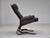 Vintage Scandinavian Lounge Chair in Leather and Bentwood, 1970s For Sale - Image 4 of 18