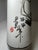 Mid 20th Century Chinese Hand Painted Porcelain Vase With Floral Decoration and Calligraphy For Sale In Atlanta - Image 6 of 6