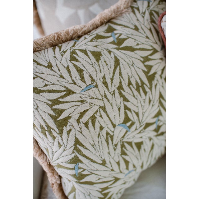 Not Yet Made - Made To Order Palais Outdoor Cushion Yoko Olive, 18x18 Inch For Sale - Image 5 of 9
