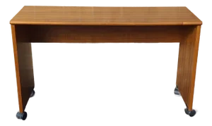 Late 20th Century Scandinavian Danish Modern Teak Rolling Desk