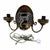 English Vintage Brass Two Arm Electric Wall Sconce For Sale - Image 3 of 4