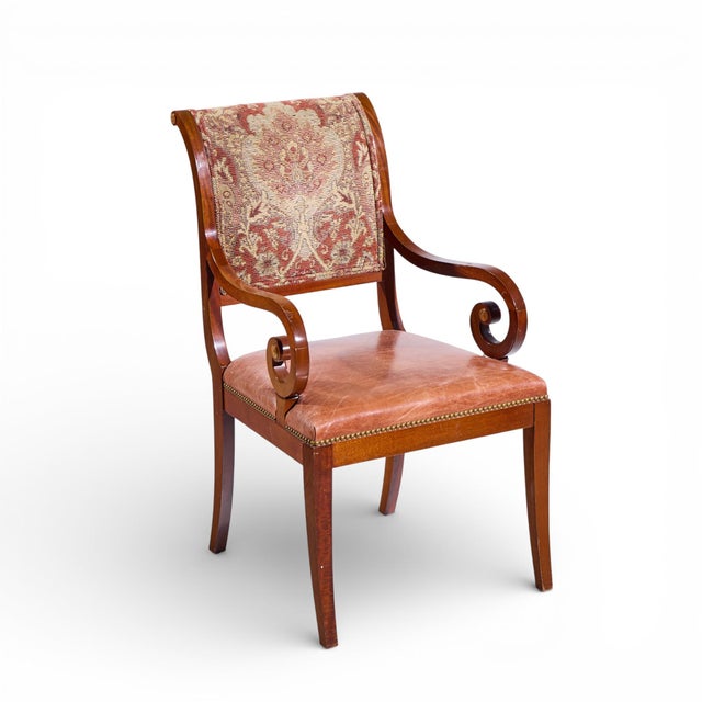 Kindel Furniture Mahogany Sleigh Back Dining Chairs - Set of 8 For Sale - Image 13 of 14