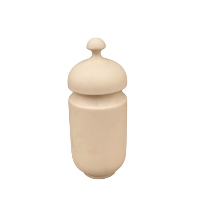 Space Age Ceramic Vase with Lid by Enzo Bioli for Il Picchio, Italy, 1970s For Sale - Image 10 of 10