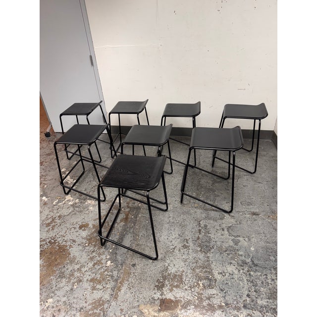 2010s Blu Dot Ready Counter Stools, Set of Eight For Sale - Image 5 of 12