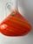 Opal Glass Vase with Flame Pattern by Vetreria Artigiana Sanminiatello For Sale - Image 10 of 11