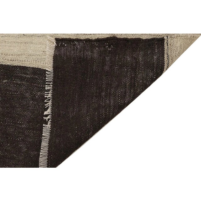 Mid 20th Century Mid 20th Century Vintage Decorative Striped Kilim Rug For Sale - Image 5 of 7