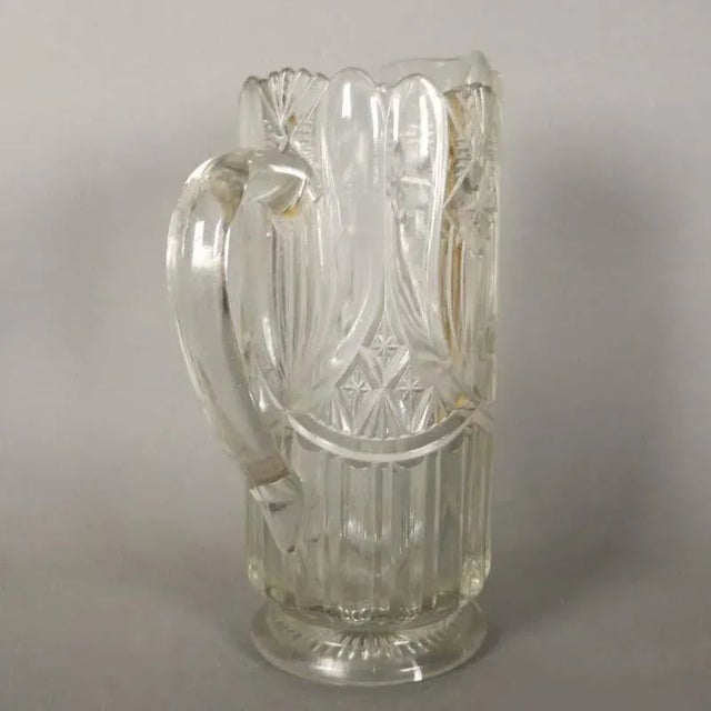 Art Nouveau Crystal Jug, 1900s For Sale - Image 7 of 16