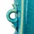 Vintage Japanese Kyo Ware Crackle Glaze (Kannyu) Celadon Flower Vase by Rakuzan For Sale - Image 6 of 7