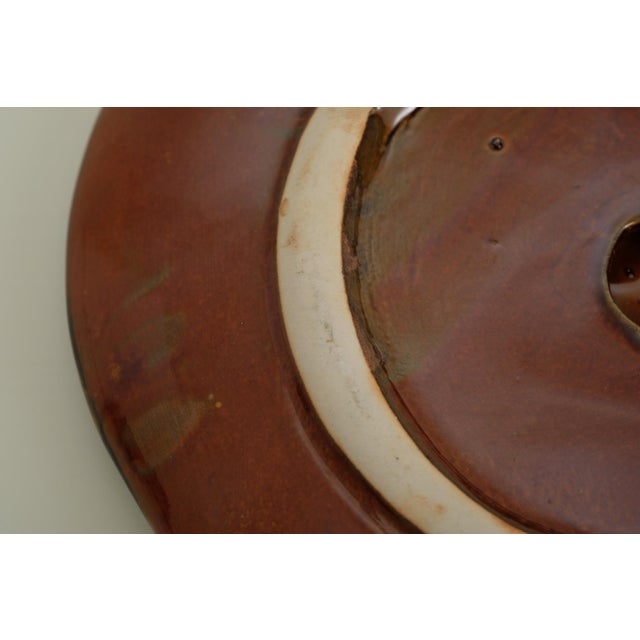 Danish Studio Ceramic Plate, 1960s For Sale - Image 9 of 10