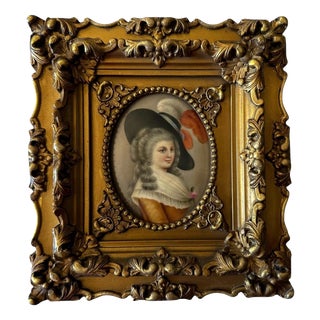 Portrait of Duchess of Devonshire Georgina, Porcelain For Sale