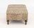 Brown George Smith Style Leopard Print Ottoman For Sale - Image 8 of 8