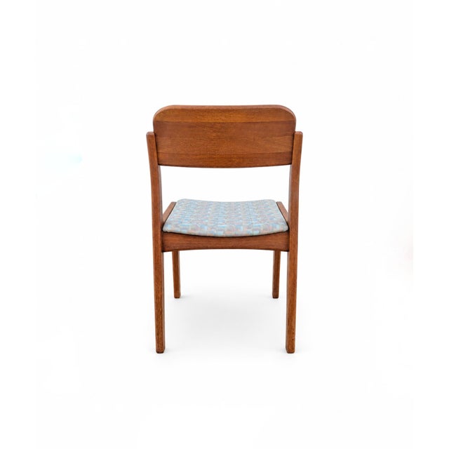 1960s Oak and Teak Chairs by Henning Kjærnulf for Velje Stole, 1960s, Set of 4 For Sale - Image 5 of 12