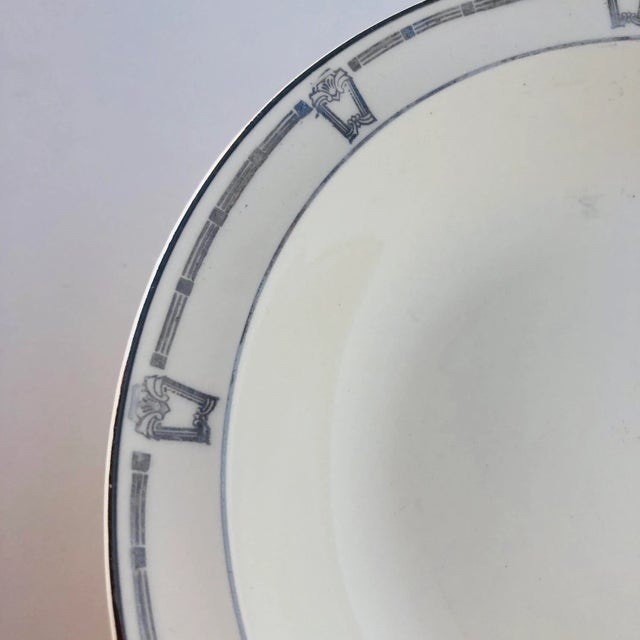 Art Deco Vintage Art Deco Style Taylor Smith China Soup Bowls S/6 For Sale - Image 3 of 7