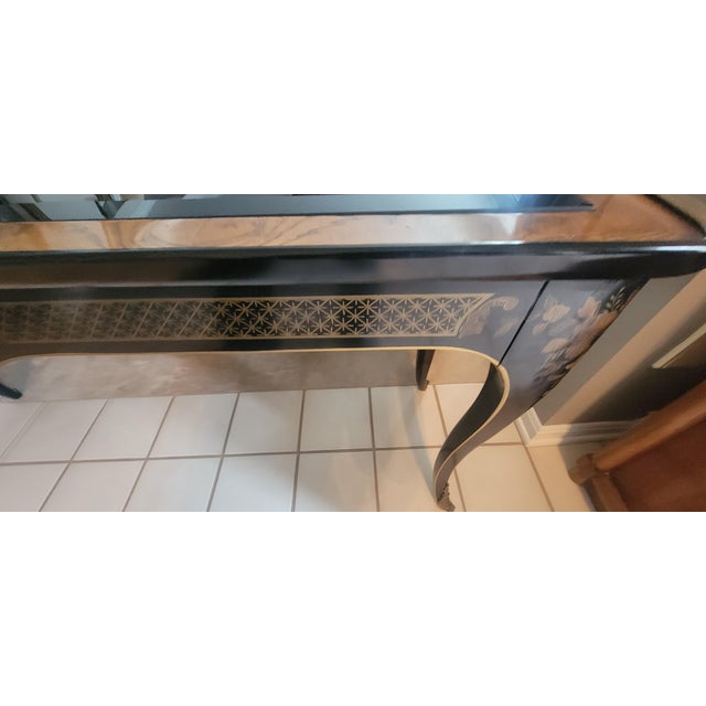 Early 20th Century Drexel Heritage Chinoiserie Console Table For Sale - Image 10 of 18
