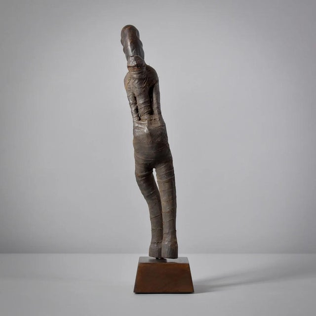 Wood Early 20th Century Pere Male Figure with Pipe Tanzania For Sale - Image 7 of 13