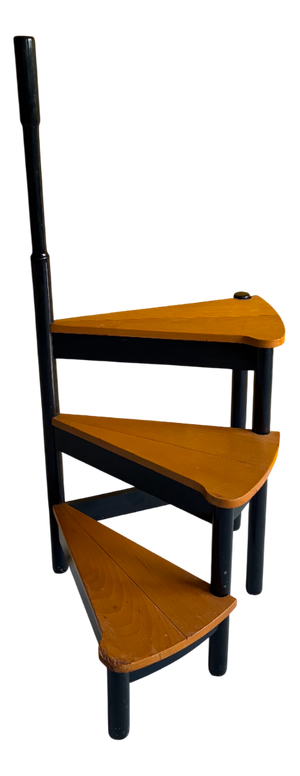 Wooden Library Ladder by Vico Magistretti for Cassina, 1970s