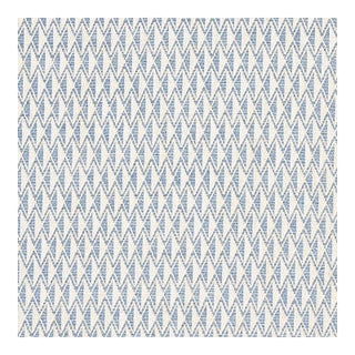 Sample - Schumacher Greenpoint Fabric in Sky For Sale
