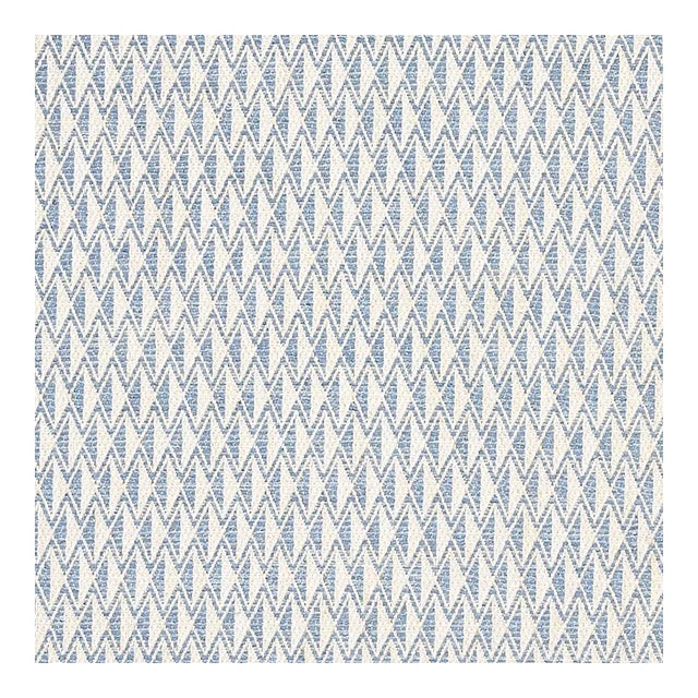 Sample - Schumacher Greenpoint Fabric in Sky For Sale